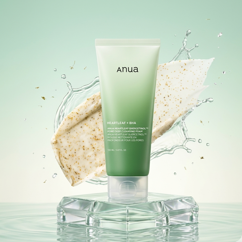 Anua Heartleaf + BHA Espuma Limpiadora Poros