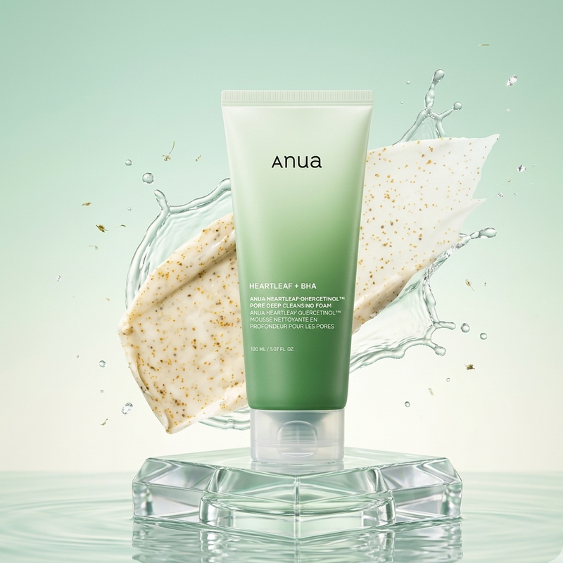 Anua Heartleaf + BHA Espuma Limpiadora Poros