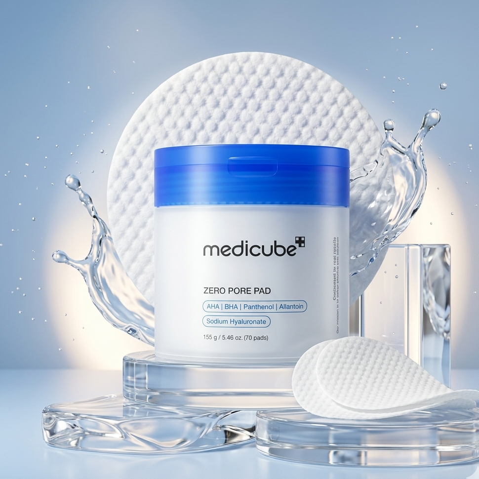 Medicube Zero Pore Pad — Almohadillas Minimizadoras de Poros